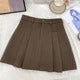 "Vintage Pleated Short Skirt for Women – Retro-Inspired Fashion Essential"